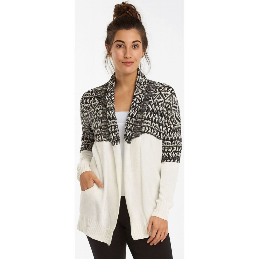 The Limited Cardigan Sweater Cable Knit Oversized Top Women's WOMAN'S Extra SMAL